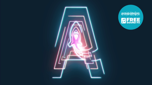 Neon Glow Logo Reveal with Futuristic Glitch Effect