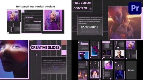Glitch Retro Slideshow for Premiere Pro