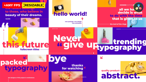 Cover for Titles Transitions \ DR