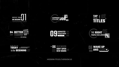 Modern Titles | AE
