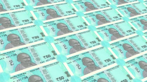 India Money / 50 Indian Rupee 4K