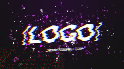 Zoom Glitch Logo