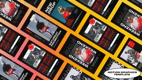 Dynamic Streetwear Promo Reel with Retro Glitch Effects