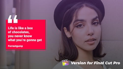 Modern Animated Quotes | Final Cut Pro