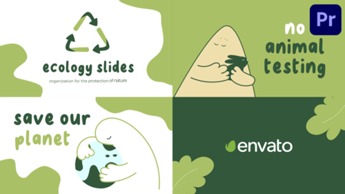 Diapositivas de ecología para Premiere Pro