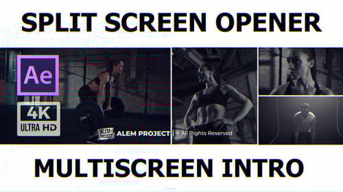 Split Screen Opener - Multiscreen Intro - Promo