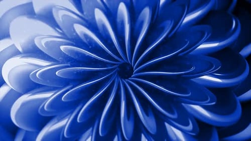 Abstraktion in Form einer Blume