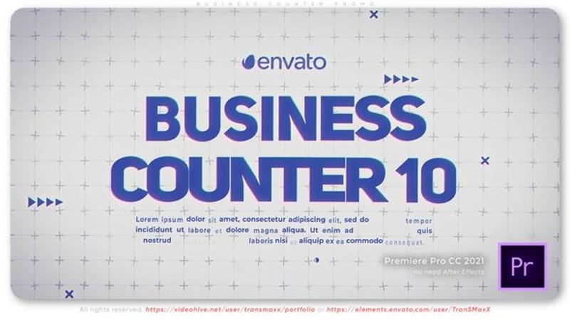 Premiere Pro Counter Templates - Editable Video Templates - Envato