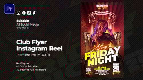 Club Flyer Instagram Reels