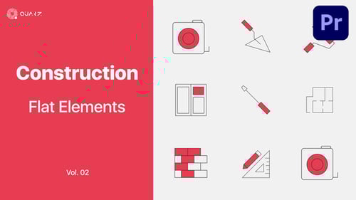 Íconos de construcción para Premiere Pro Vol. 02