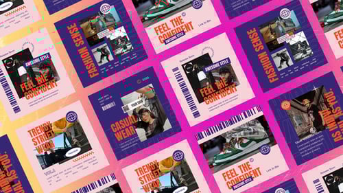 Displaced Streetwear Instagram Posts