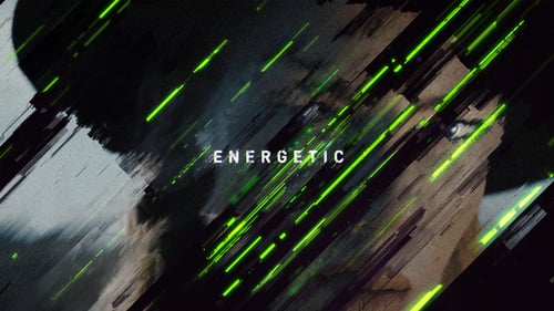 Energetic Glitch Opener and Dynamic Text Reveal