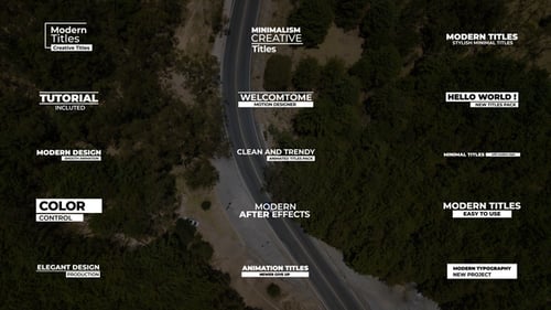 Minimal Simple Titles | FCPX & Apple Motion