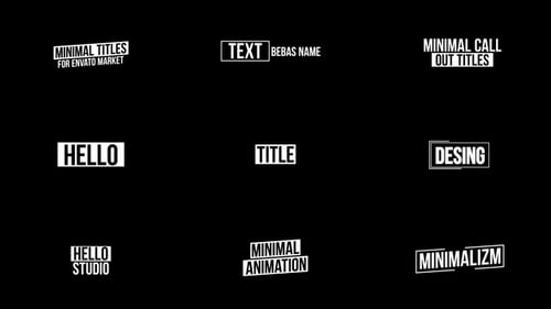 Glitch Titles | MOGRT