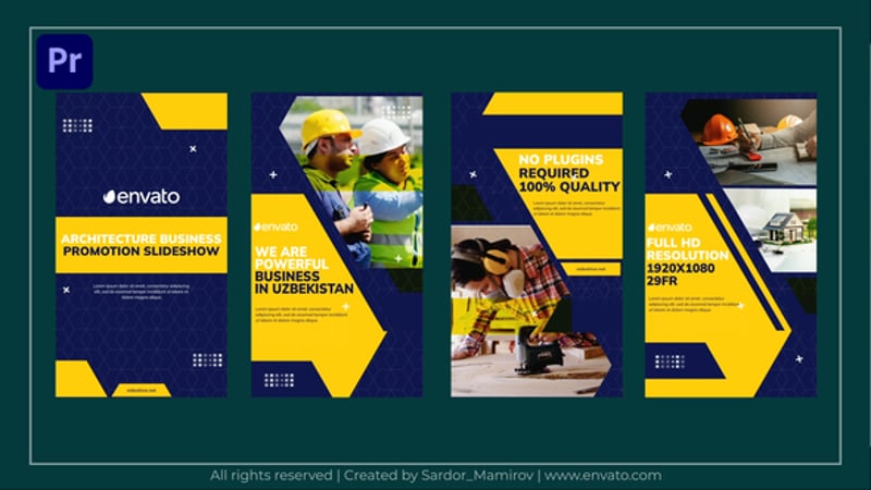 Construction Presentation - Building Promo, Video Displays ft ...
