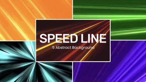 Speed Line Background Loop
