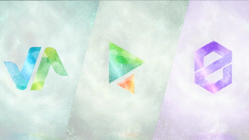 Dynamic Fluid Particle Logo Reveal Intro