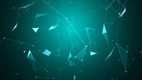 Abstract Plexus Network Loop Background for Technology