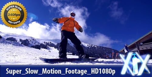 Snowboarding 240fps
