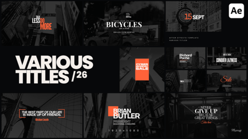 Dynamic Text Animations and Modern Title Cards