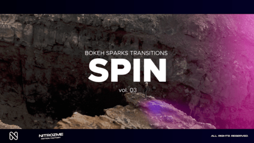 Dynamic Bokeh Spin Video Transitions