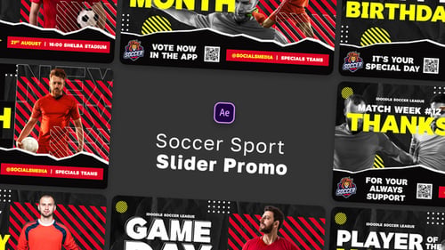 Soccer Sports Slider Promo
