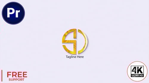 Modern Geometric 3D Logo Reveal Animation