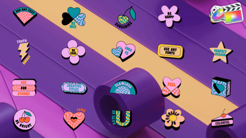 Dynamic Retro Cartoon Text Overlays for Creative Videos