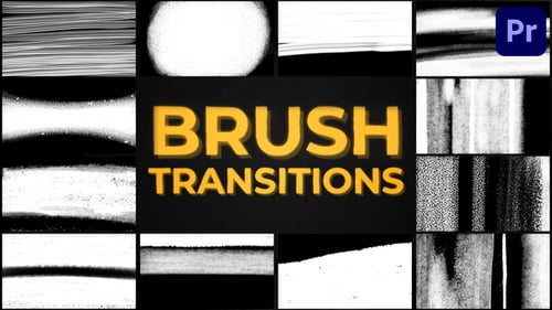 Brush Transitions | Premiere Pro MOGRT