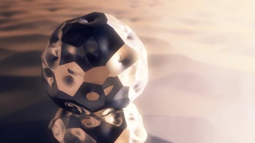 Magische Kristallkugel, die das Sonnenlicht in die richtige Richtung reflektiert, in einer geheimnisvollen Gegend.
HD