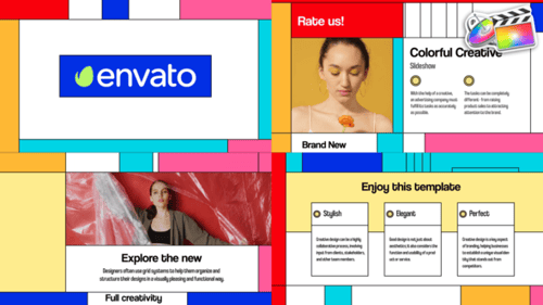 Colorful Creative Slideshow for FCPX