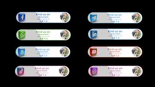 3D social media button (No Plugin Required)