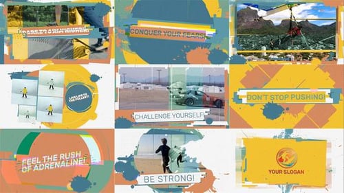 Colorful Urban Sport Intro