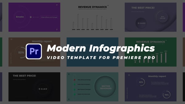 Analytics Infographics for Premiere Pro | Business Graphics & Charts ...