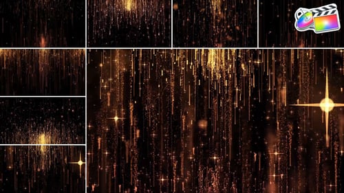 Gold Backgrounds for FCPX