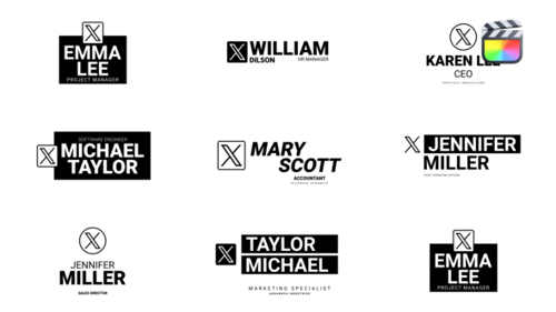 Social Media X Titles \ FCPX