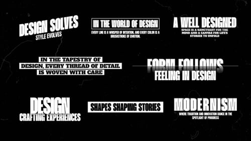 Dynamic Text Animation Pack for Modern Titles and Openers