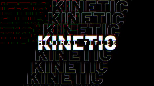 Dynamic Glitch and RGB Text Opener