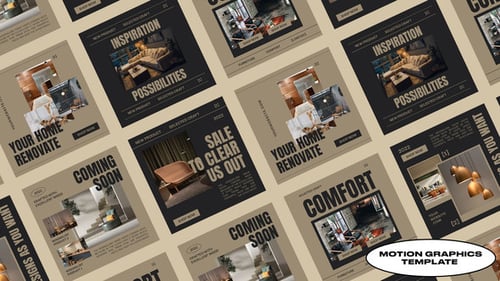 Furni Interior Instagram Posts | Mogrt