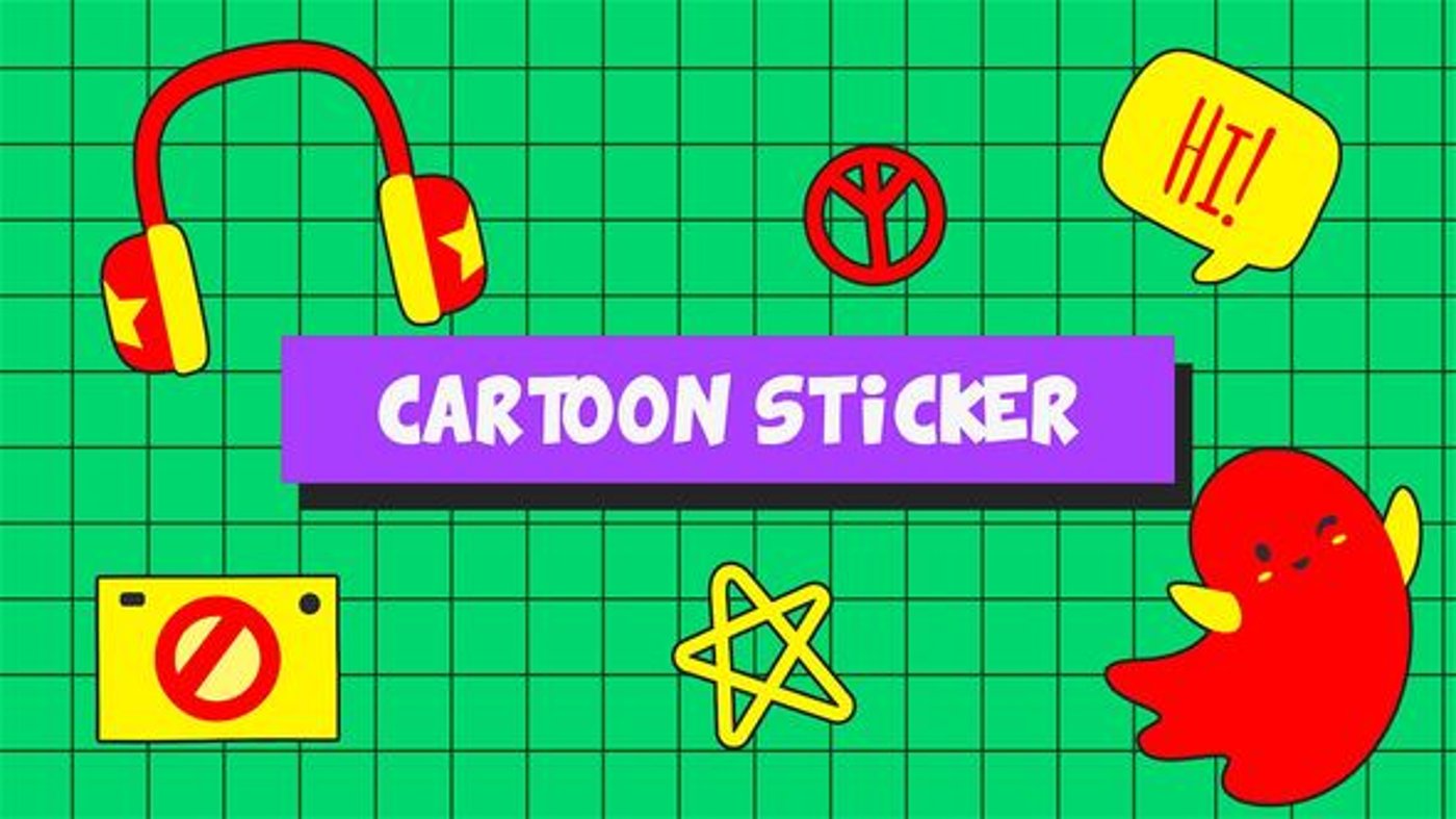 Cartoon Stickers Slideshow, Video Displays ft. aftereffects & animation ...