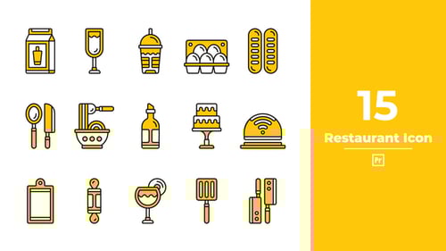 Restaurant Icon Premiere Pro