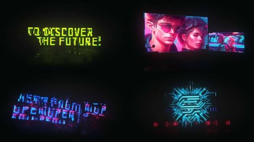Cyberpunk Promo Titles