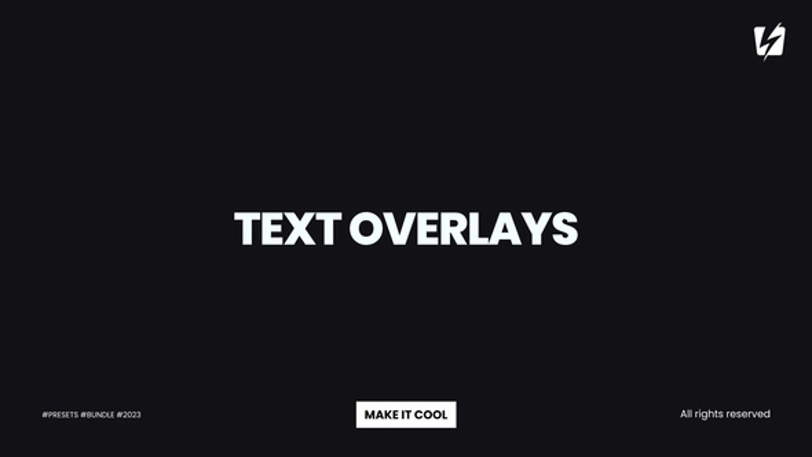 Dynamic Animated Text Overlays Pack for Motion Graphics, Elements ft ...