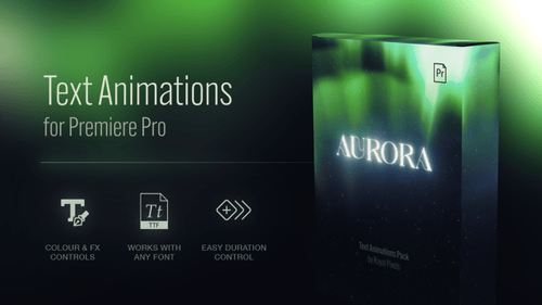 Neon Futuristic Title Animations Pack for Premiere Pro