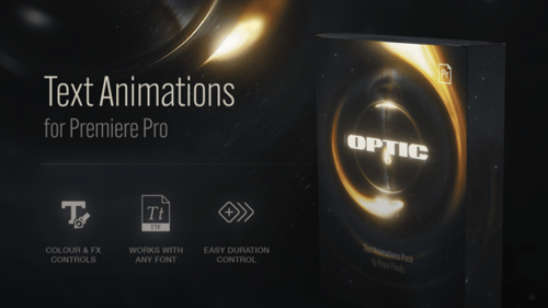 Titles for Premiere Pro | Optic