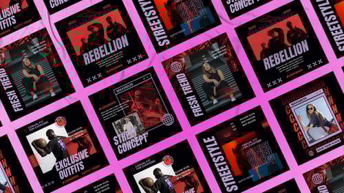 Funk Streetwear Fashion Instagram Posts