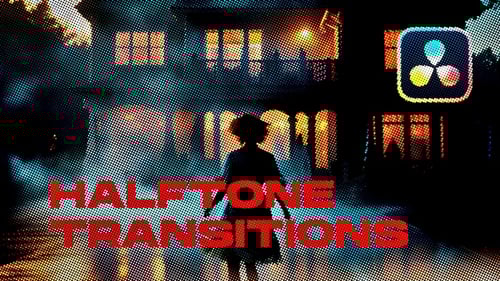 Halftone Dots Transitions | DaVinci Resolve