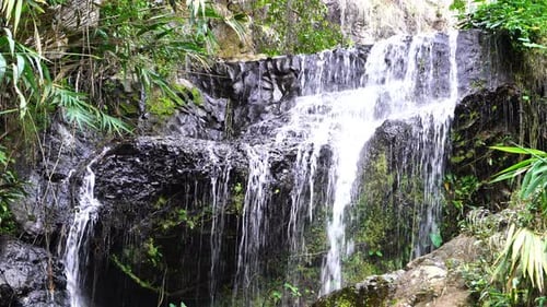 Wasserfall im Wald