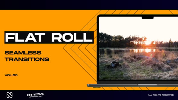 Modern Seamless Flat Roll Video Transitions Pack, Elements ft. seamless ...