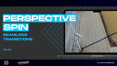 Dynamic Perspective Spin Transitions Pack for Video Editing
